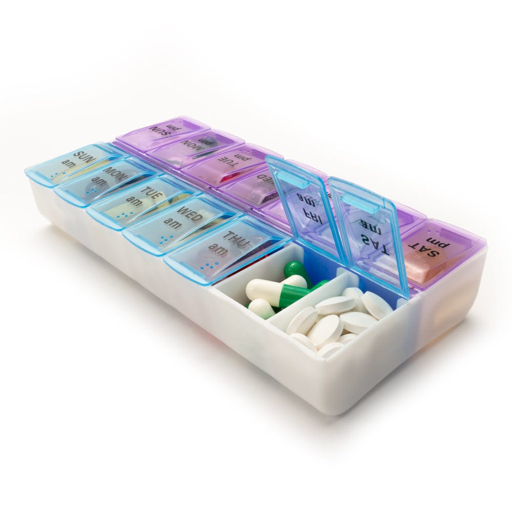 7 - Day Pill Container AM / PM - Buy Empty Capsules