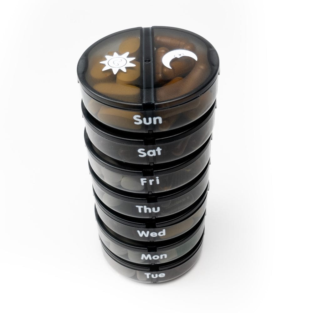 7 - Day Pill Organiser - AM / PM Removable Pods - Buy Empty Capsules