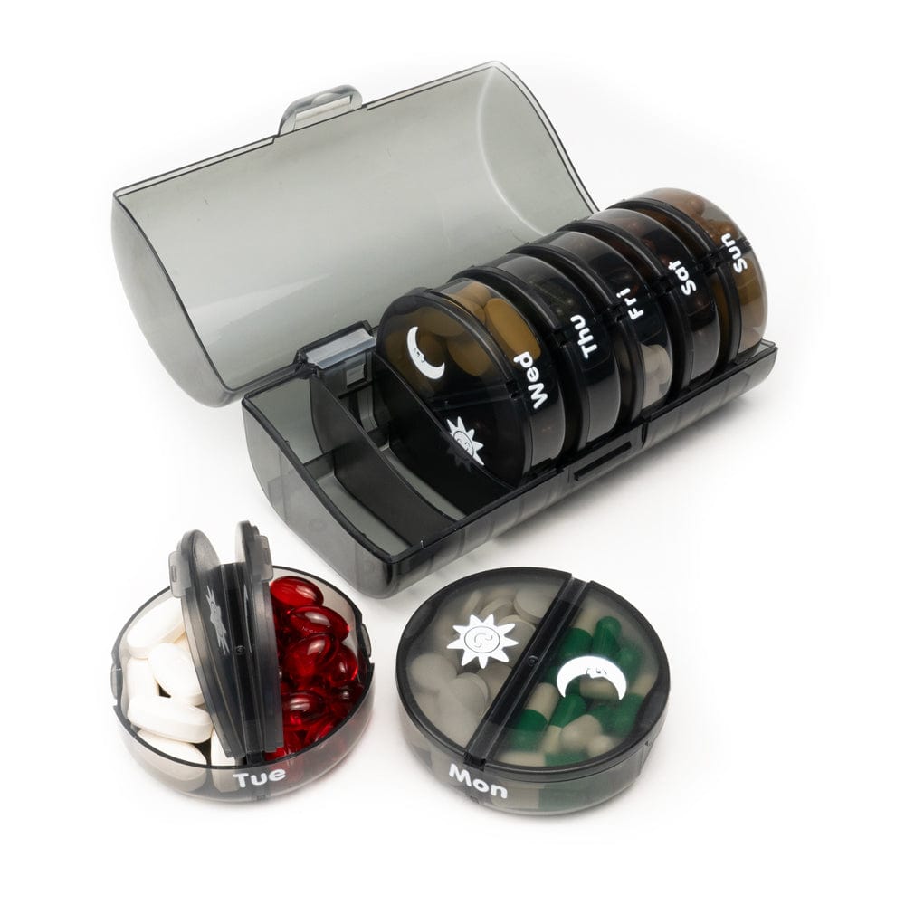 7 - Day Pill Organiser - AM / PM Removable Pods - Buy Empty Capsules