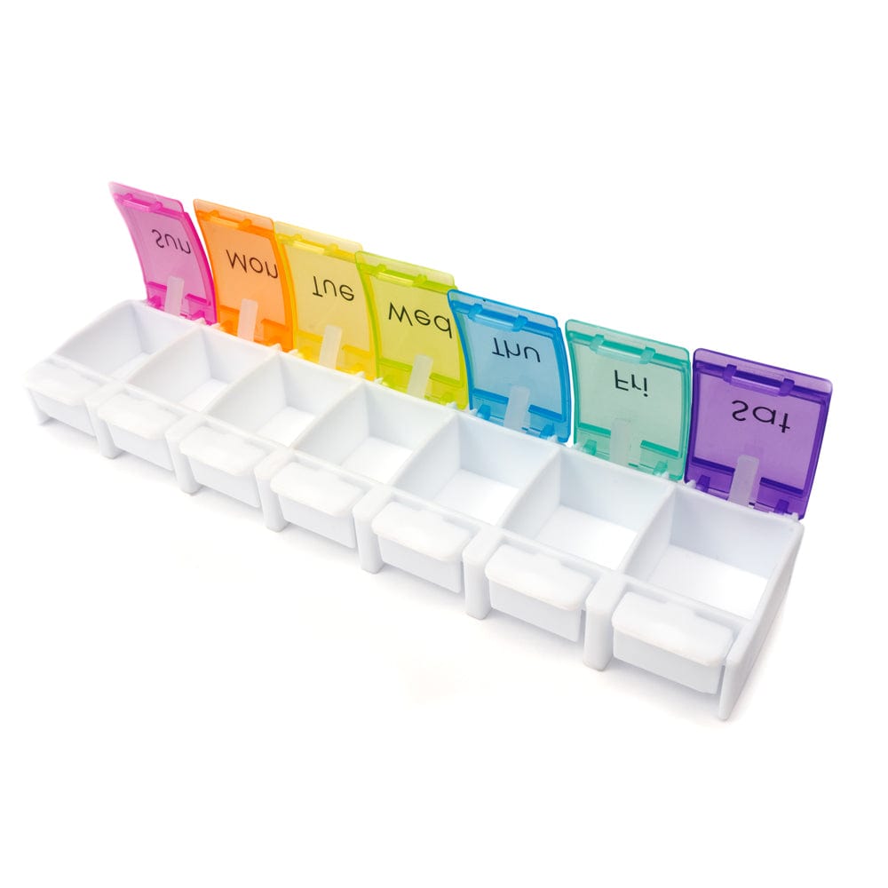 7 - Day Pill Organiser - Large Push Button - Buy Empty Capsules