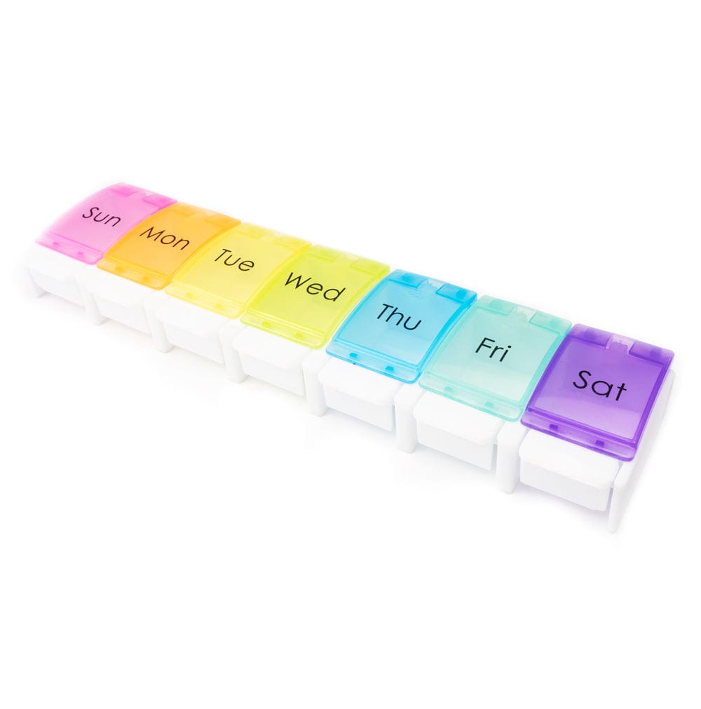 7 - Day Pill Organiser - Large Push Button - Buy Empty Capsules