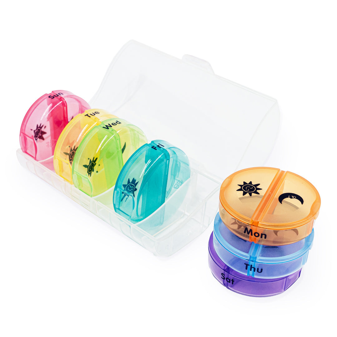 7-Day Pill Organiser - AM / PM Removable Pods