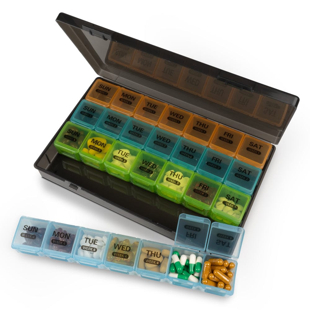 Monthly Pill Organiser 2 Times A Day Monthly Pill Organiser 2 Times A Day