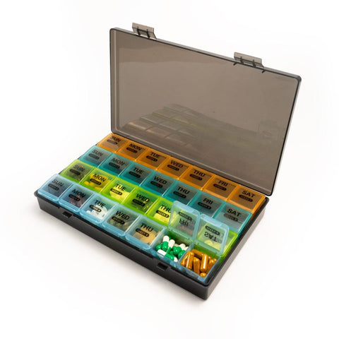 Monthly Pill Organiser - 4 - Weeks - Buy Empty Capsules