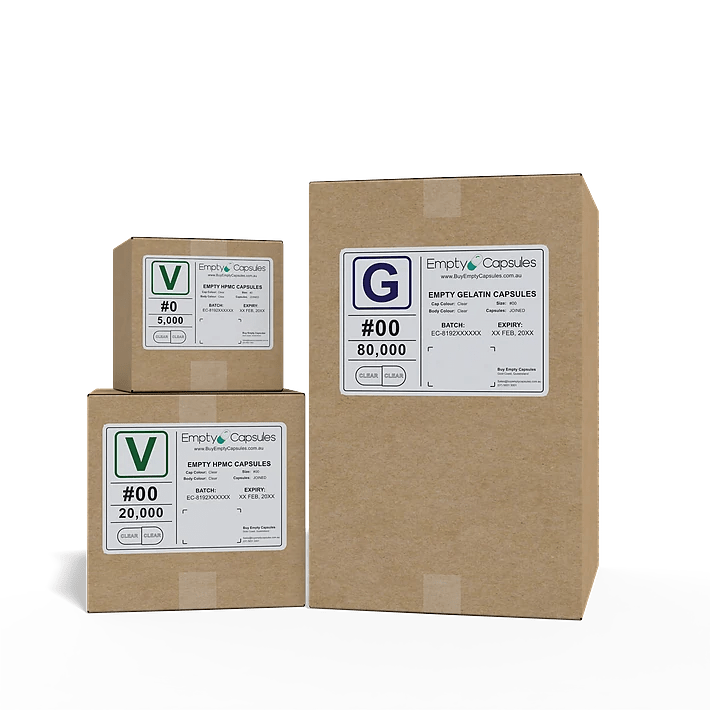 Bulk capsules — wholesale gelatin and vegetarian capsules by BEC Australia