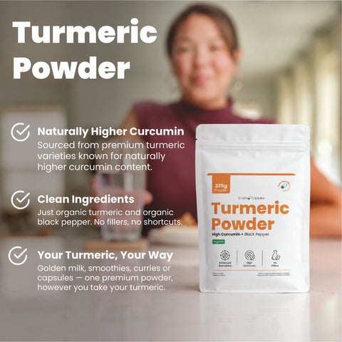 Organic Turmeric Powder + Black Pepper